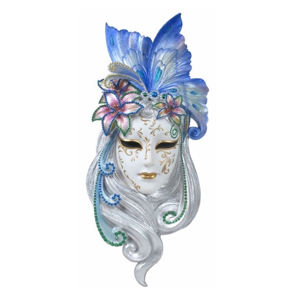 Design Toscano butterfly wings mask wall sculpture - Picture 2 of 6